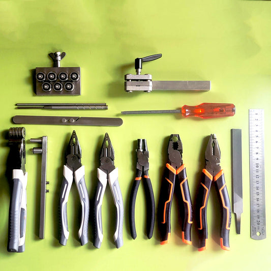 Handmade Wire Keychain Full Set of Production Tools