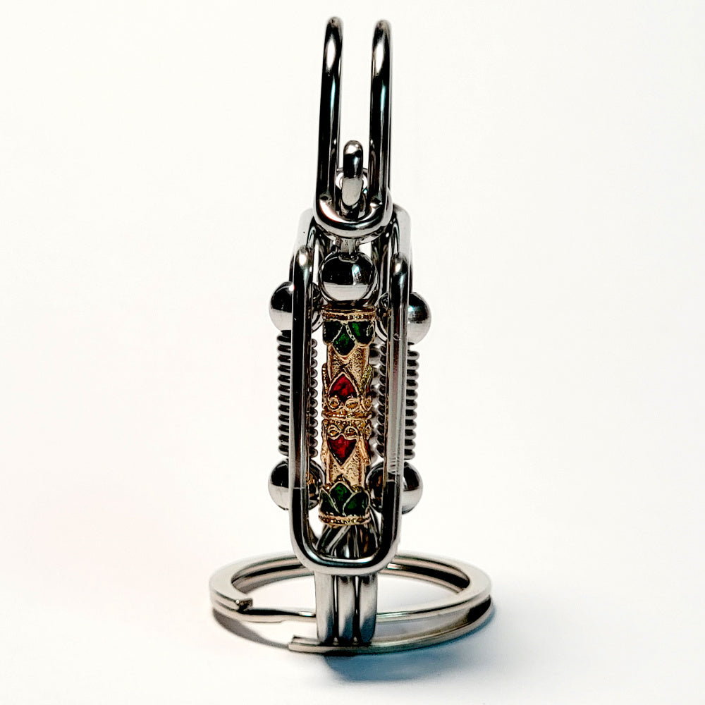 Cute Lucky Beads Wire Wrapped Key Chain Hook