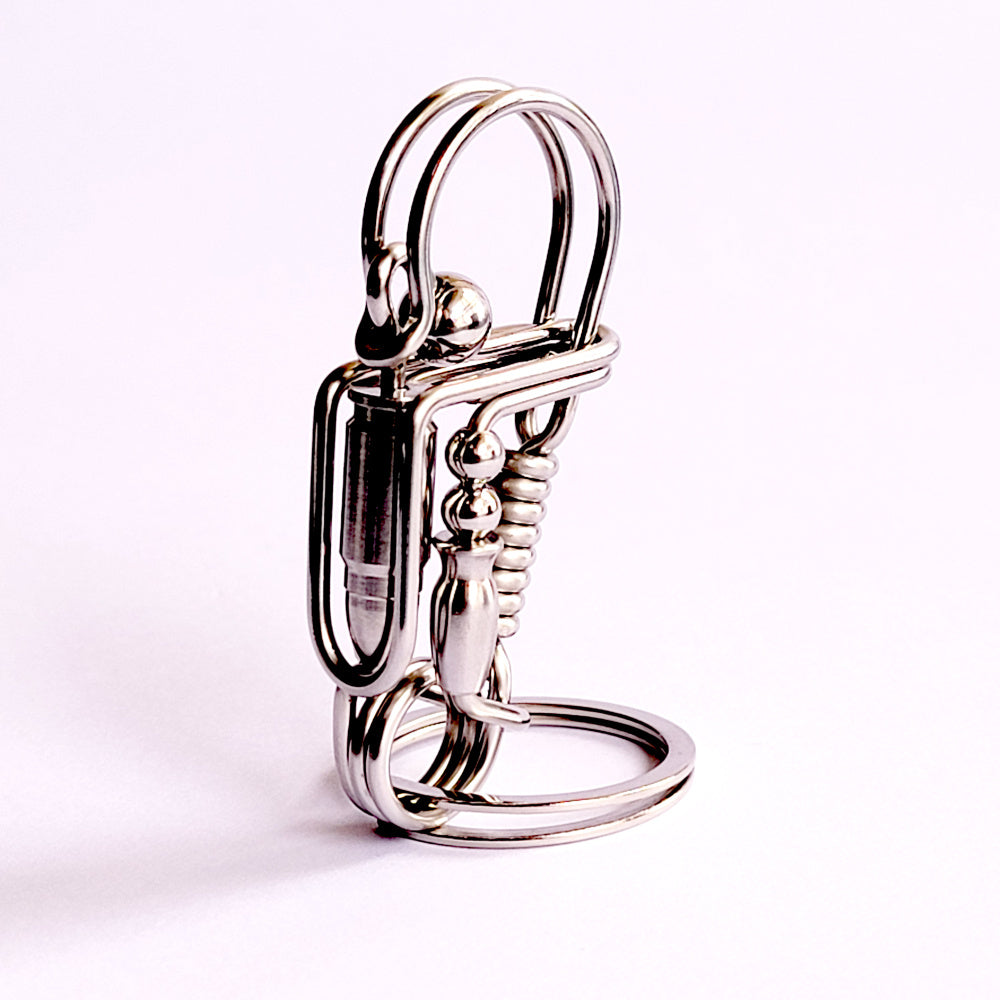 Cute Handmade wire KeyChain Gift for Men Women