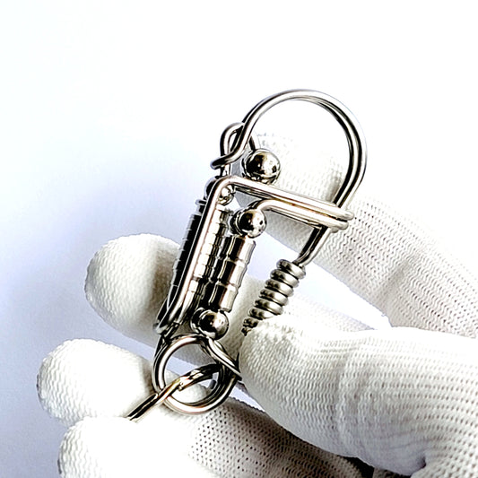 Creative Bullet Keychain - Handmade Wire Keychain DIY Key Chain Clasps Gifts