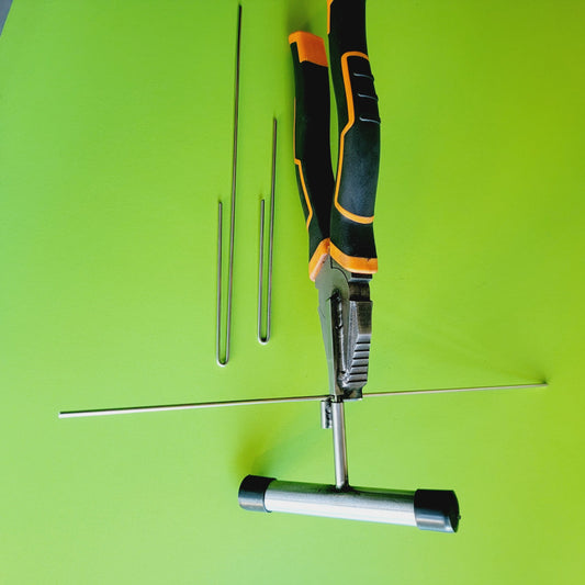 Making keychain hook auxiliary tools - folding pliers