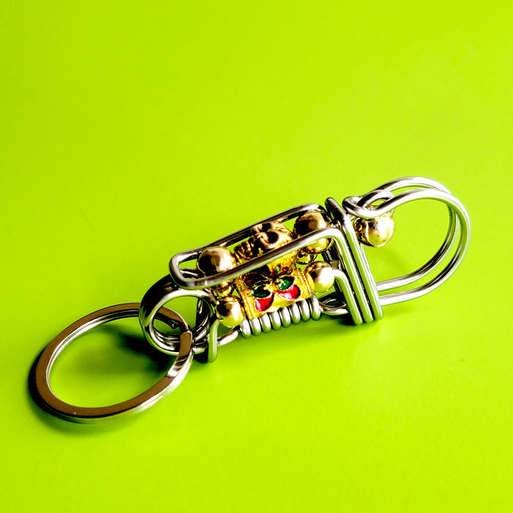 NEW Men Metal Wallet Chain Jeans Multiple Chunky Thick Links Strand Biker