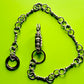 New Men Chunky Metal Thick Wallet Chain Link KeyChain Biker Jeans Women Strong