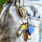 New Men Chunky Metal Thick Wallet Chain Link KeyChain Biker Jeans Women Strong