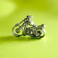 Creative Steel Wire-Wrapped  Motorcycle Minifigure Hanging Key Chain