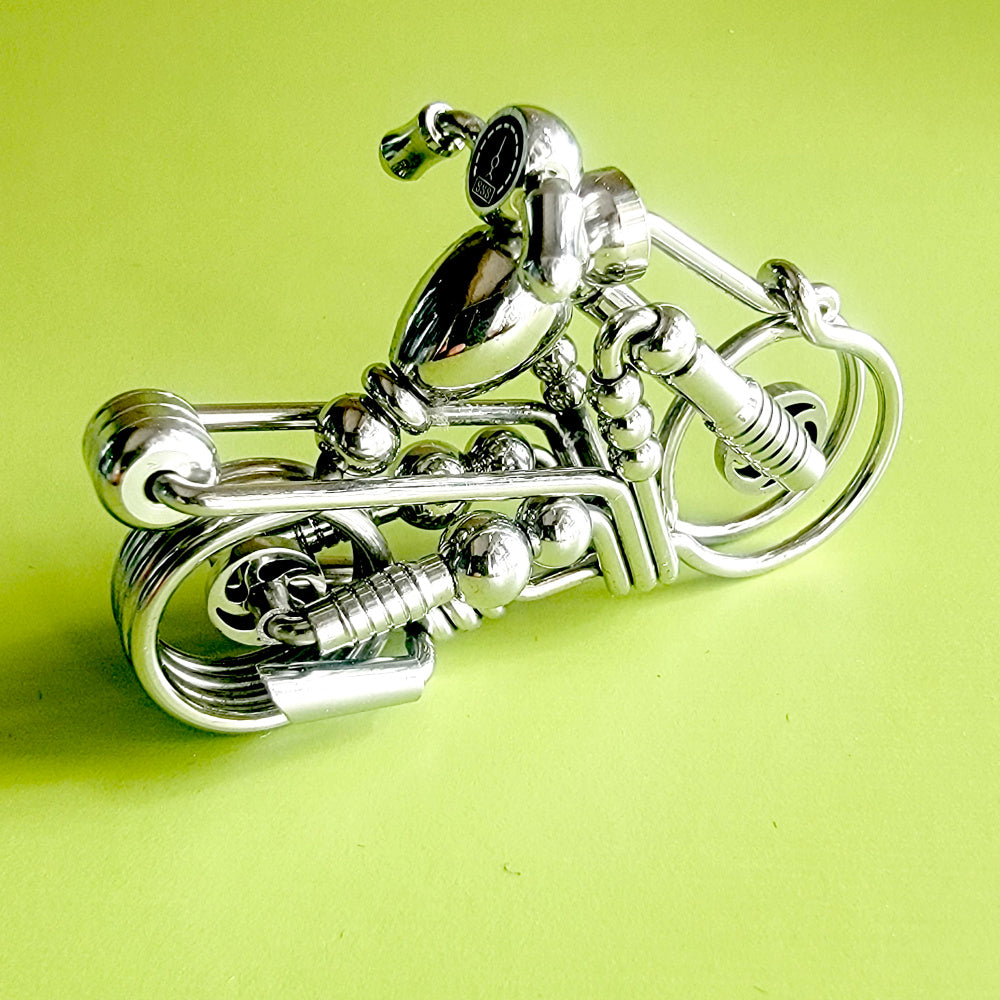 Handmade Mini Motorcycle Keychain
