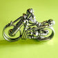Creative Handamde Steel Wire-Wrapped  Motorcycle Backpack Keychains