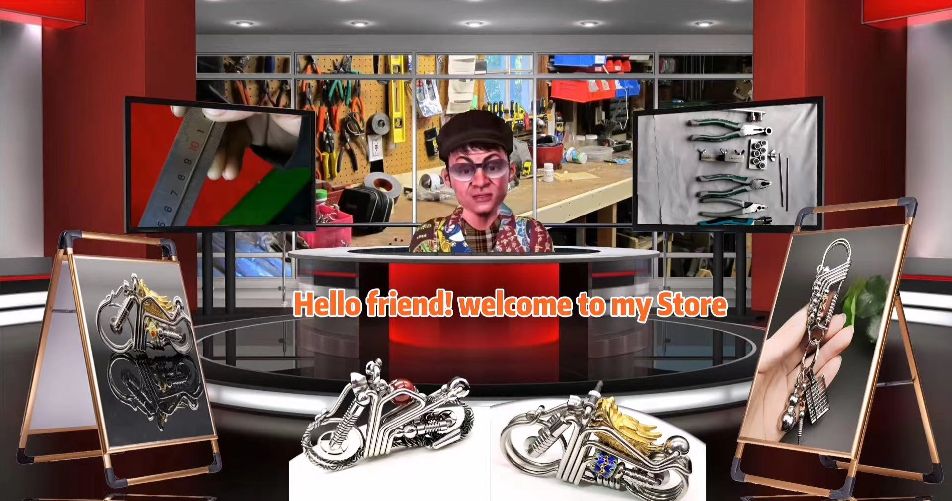 Charger la vidéo : Comment apprendre à fabriquer un porte-clés en fil métallique pour devenir membre payant ?