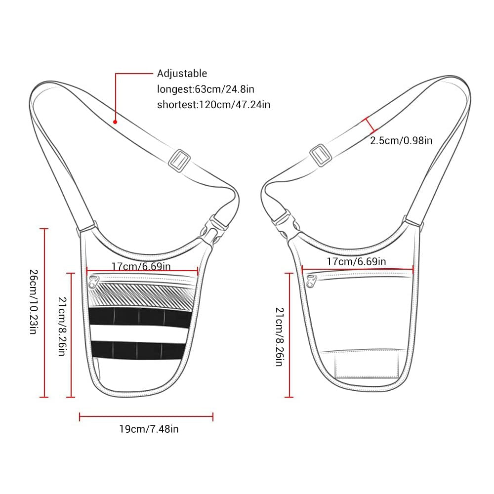Anti-Theft Travel Shoulder Bag for Men