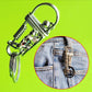 Skull Punk Style Creative Novelty Wire Wrap Making Keychain Hooks