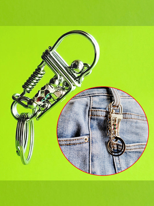 Skull Punk Style Creative Novelty Wire Wrap Making Keychain Hooks