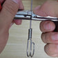 Handmade DIY steel wire keychain making tail auxiliary winding tool