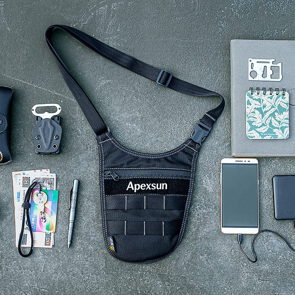 APEXSUN Anti-Theft Travel Shoulder Bag for Men