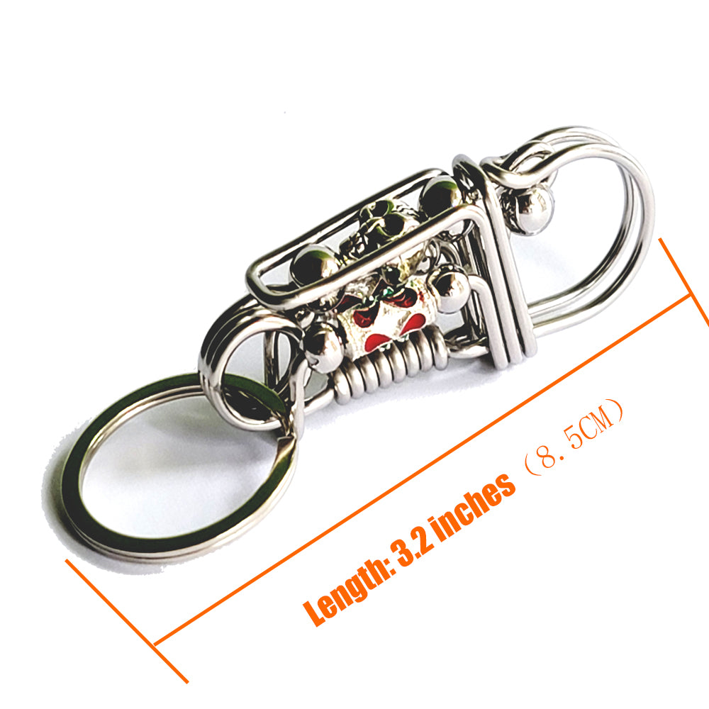 New Men Chunky Metal Thick Wallet Chain Link KeyChain Biker Jeans Women Strong