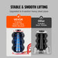 Triple Bag Air Jack 3 Ton/6600 lbs Capacity Portable Pneumatic Car Jacks Heavy Duty