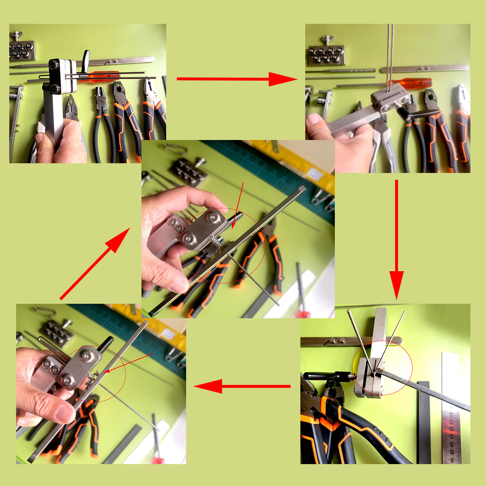 DIY wire handmade keychains making tools