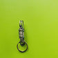 Creative novelty gift-wire wrapped key ring hook