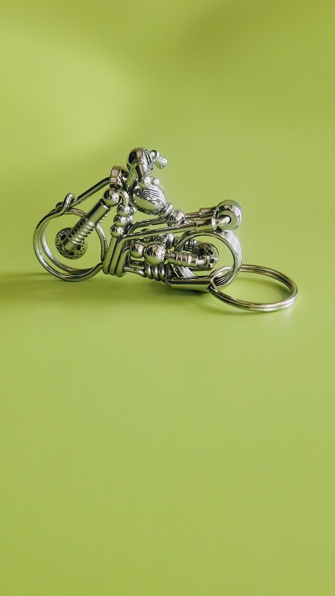 Handmade wire motorcycle style video