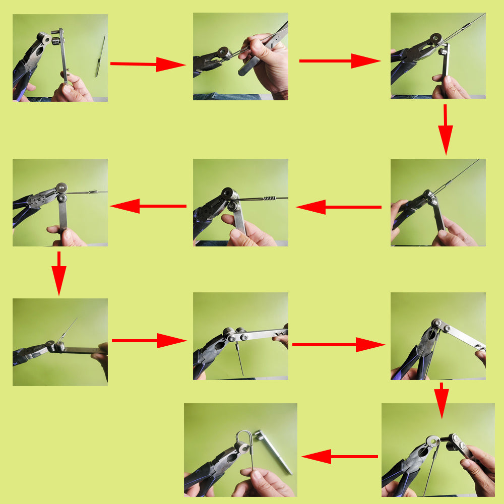 DIY wire handmade keychains making tools