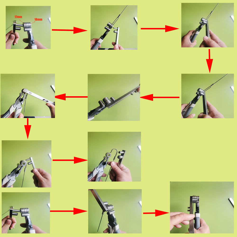 DIY wire handmade keychains making tools