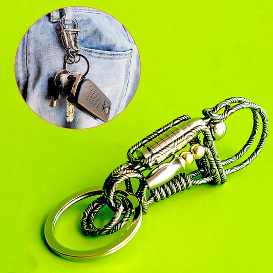 Wire Wrapping Bullet Keychain Hooks - Creative Unique Carve Pattern Gifts
