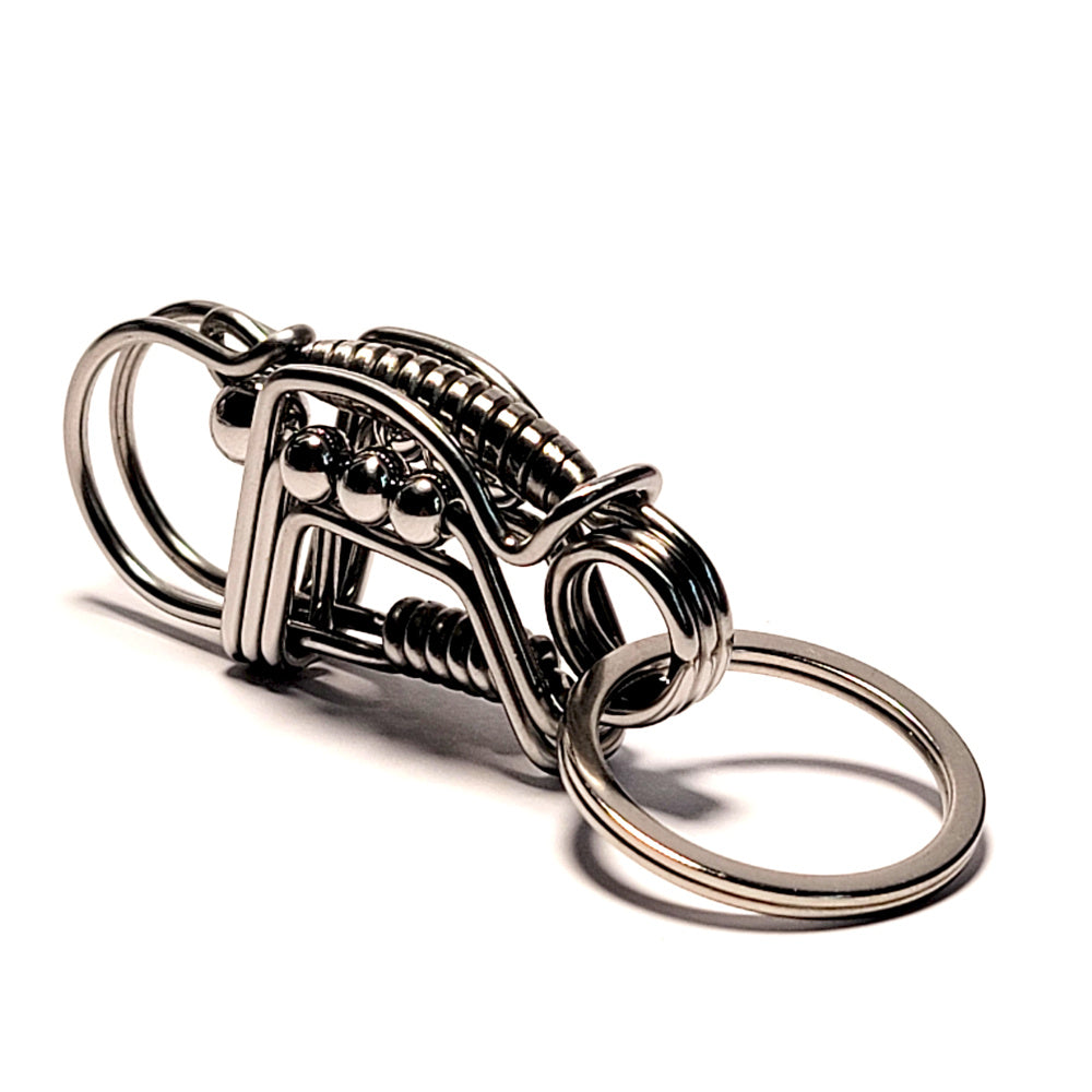 DIY Bird style wire keychain