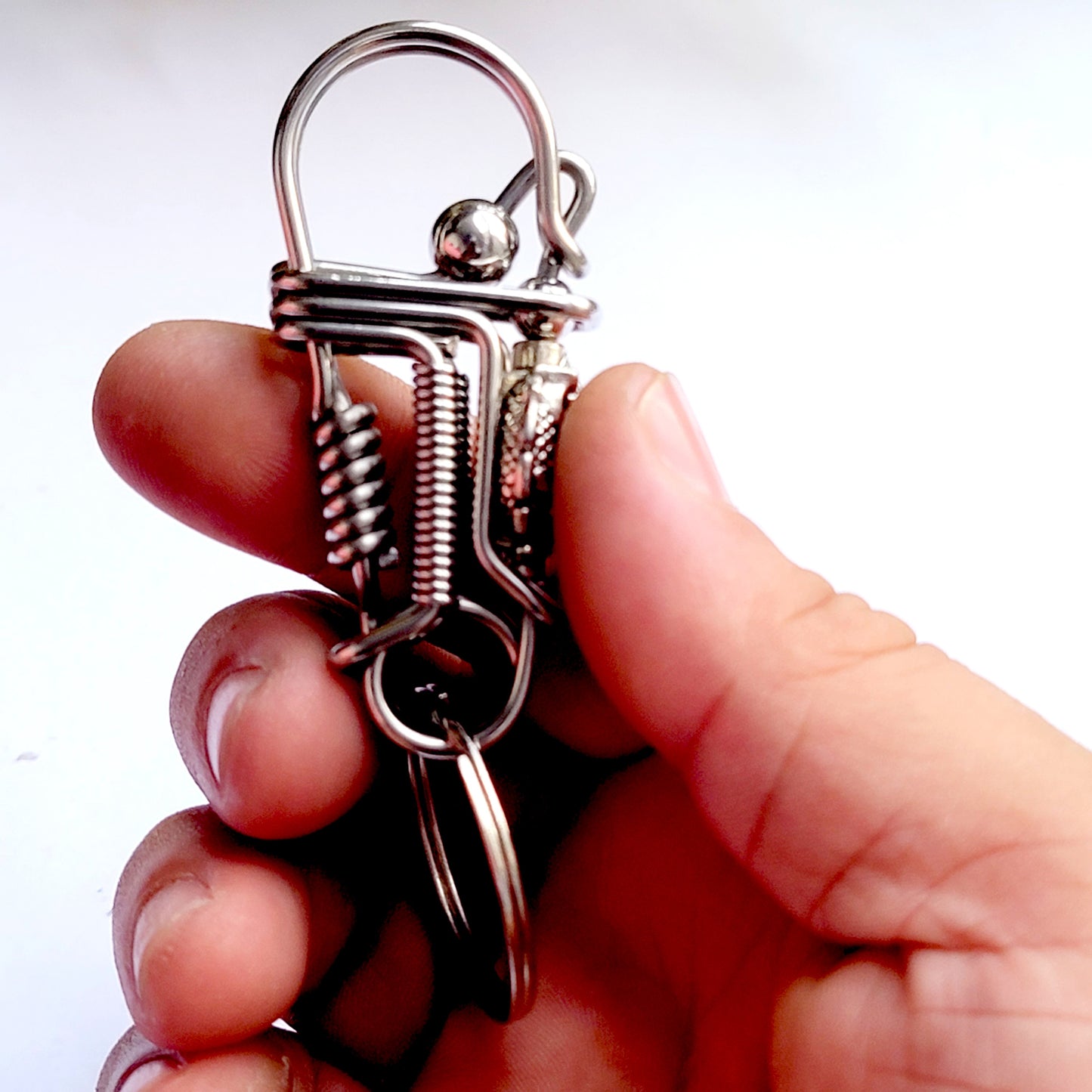 Dragon style car key wire keychain