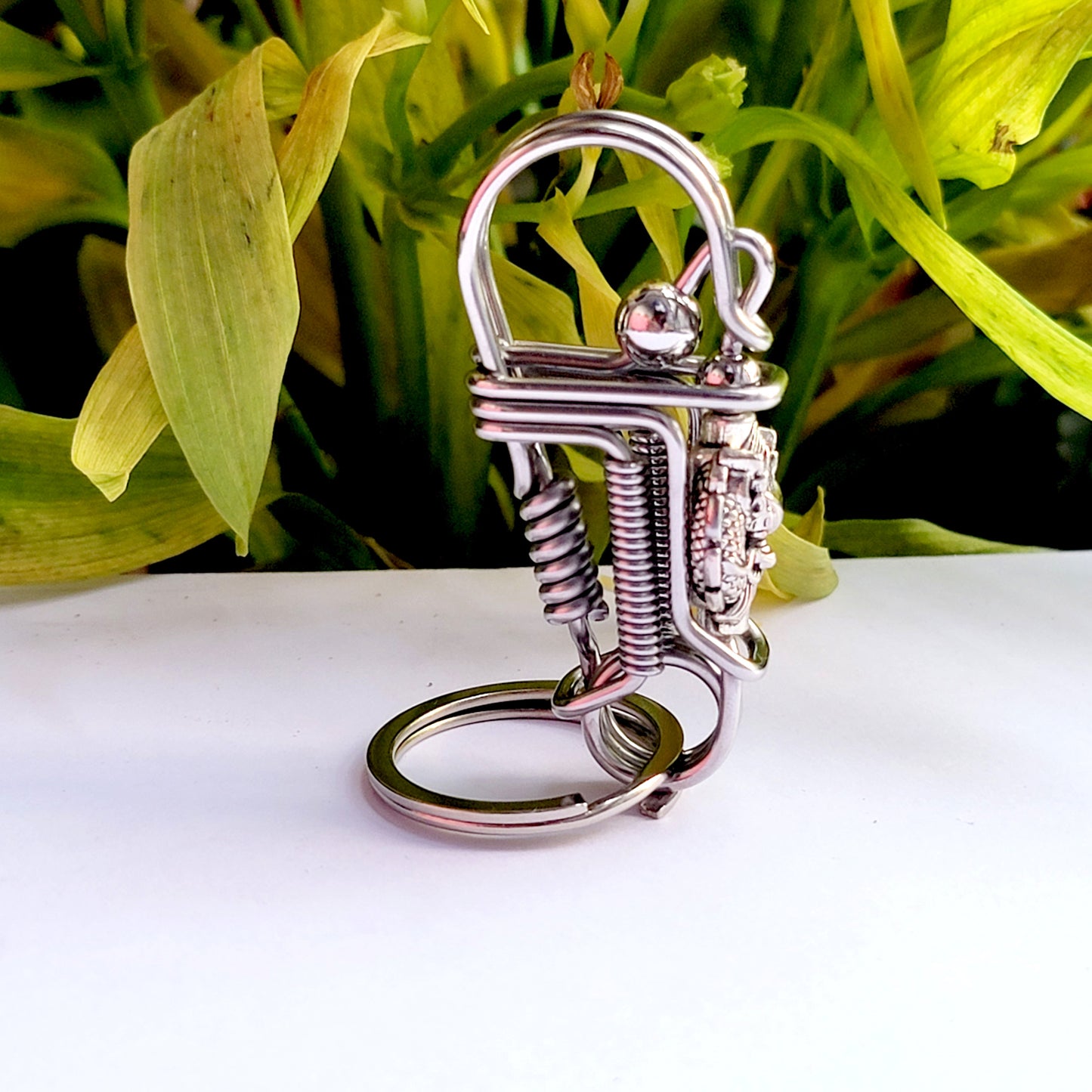 Dragon style car key wire keychain