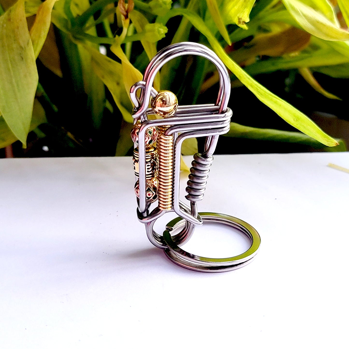 Cute Lucky Bird Wire Wrapped KeyChain Hook