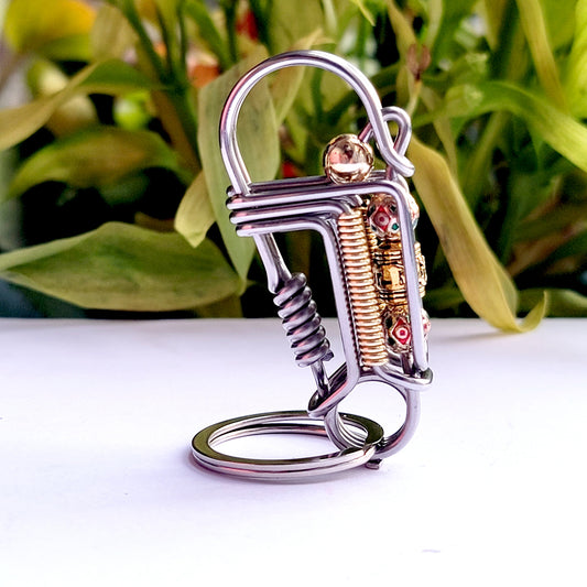 Cute Lucky Bird Wire Wrapped KeyChain Hook